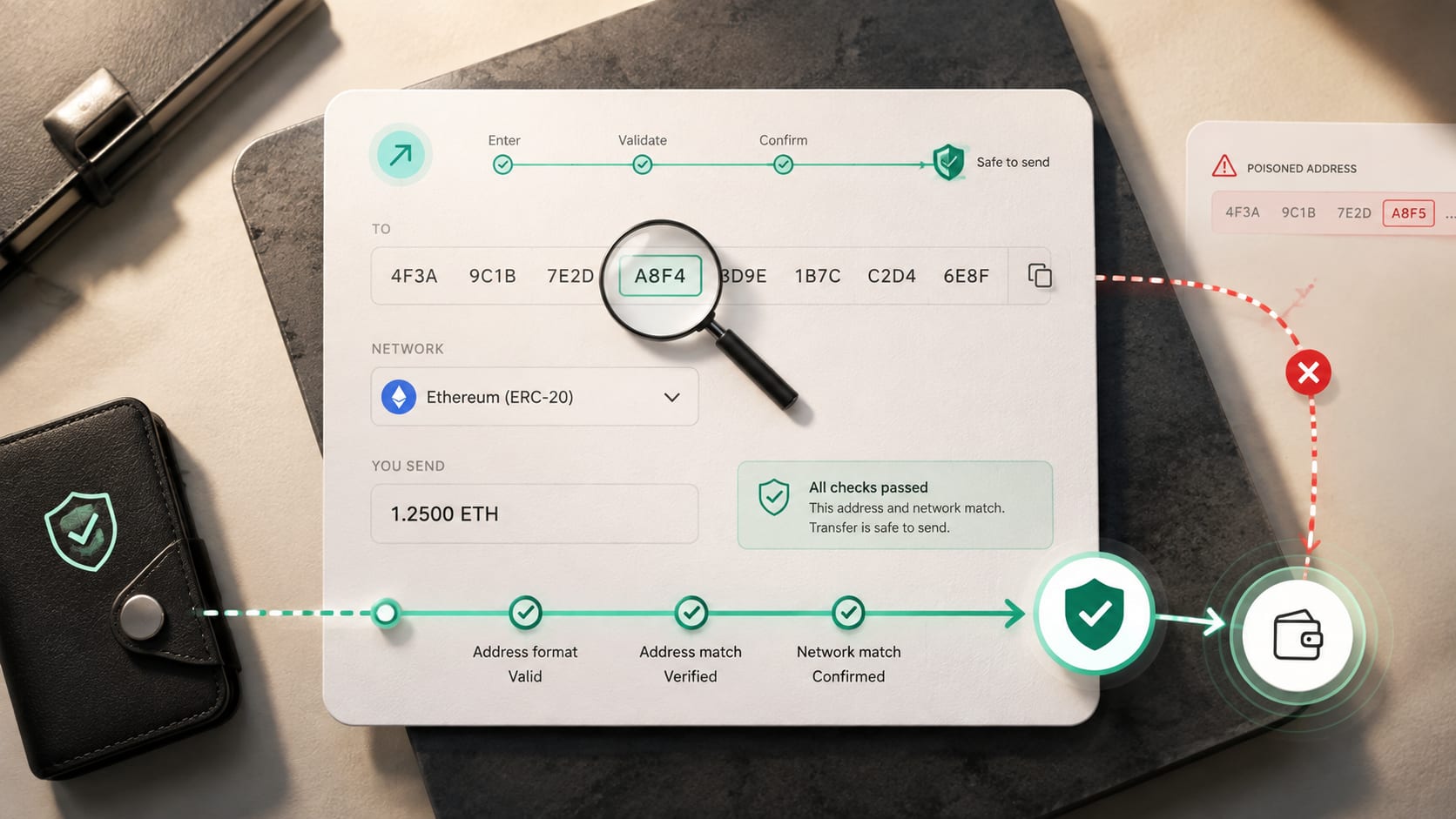 What Secure Crypto Deposit Forms Must Verify Before Broadcast