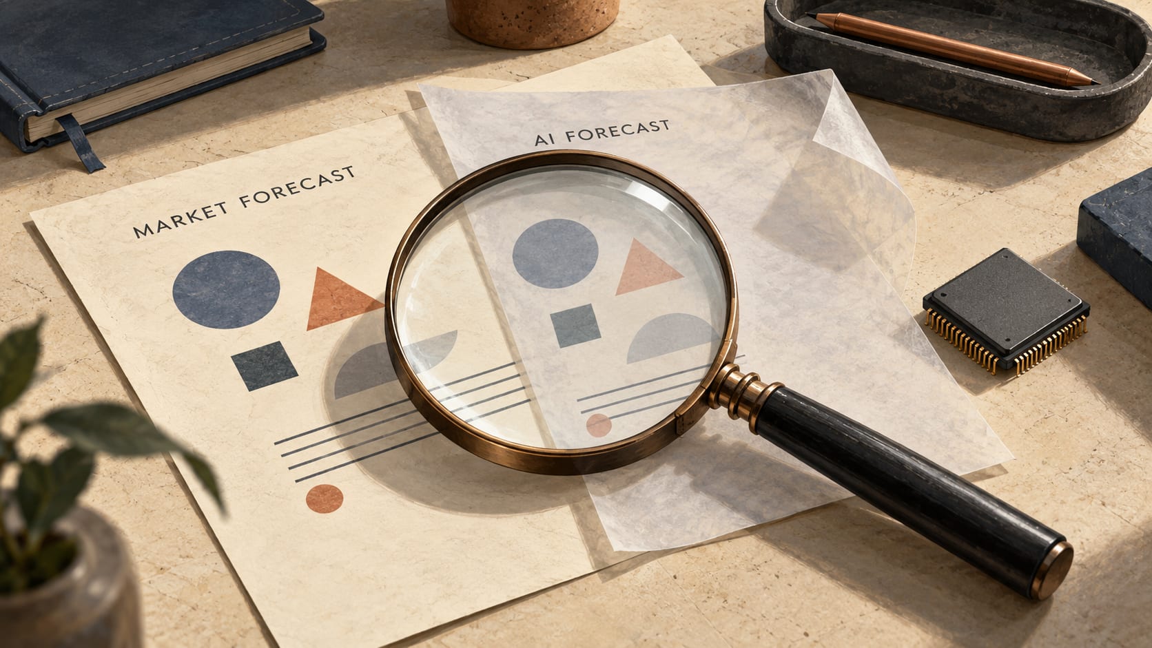 Is Your AI Forecaster Copying the Market?