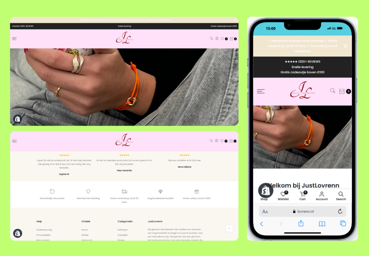 JustLovrenn – Women’s Fashion Shopify Store