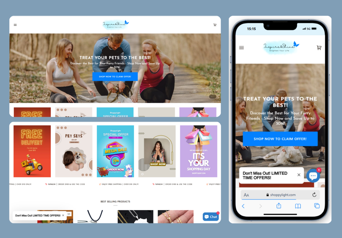 ShoppyLight – Multi-Niche Shopify Store