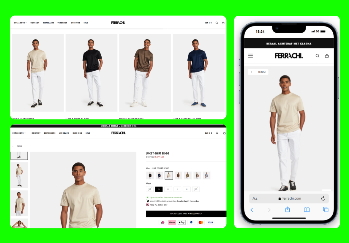 Ferrachi – Men’s Fashion Shopify Store