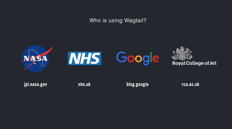 wagtail showcase