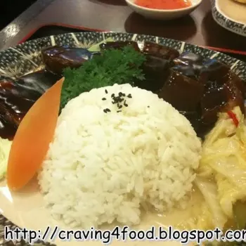 Stewed Pork Rice Set