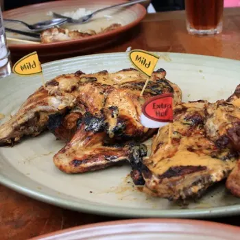 The half portion Peri-Peri Chicken