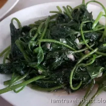 Stir Fried Sweet Potato Leaves