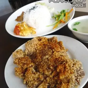 Deep Fried Pork Chop Rice (排骨飯)