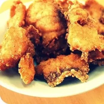 Plate of Fried Fillet – Ikan Jenahak (Golden Snapper)