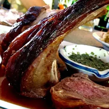 BBQ-ed Rack of Lamb