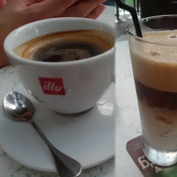 Iced Latte and Americano
