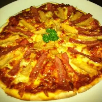 Pork And Roast Turkey Pizza