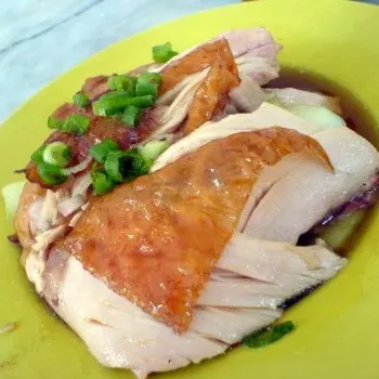 The roasted chicken