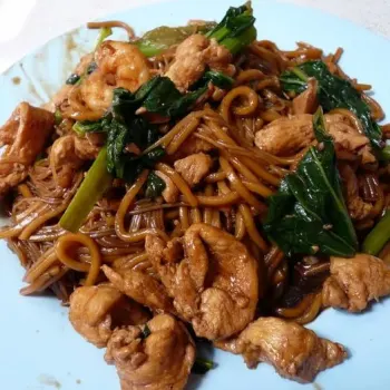 Hainanese fried bihun mee