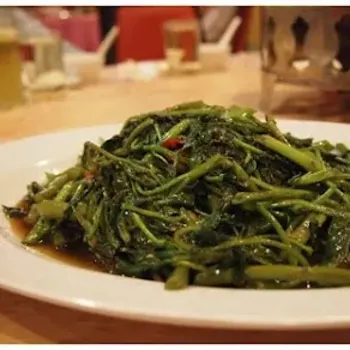 Fried Kangkung, Drunken Prawn