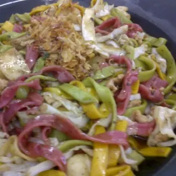 Fried Udon Black Pepper Pan Mee