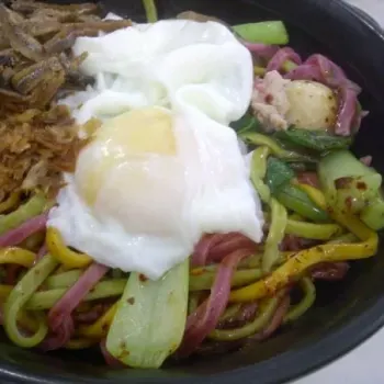 Fried Udon Black Pepper Pan Mee