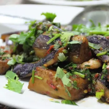 
Eggplant Chilli Garam