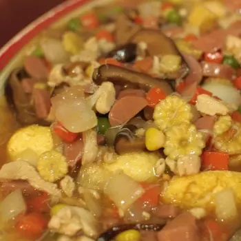 Stir fried bean curd