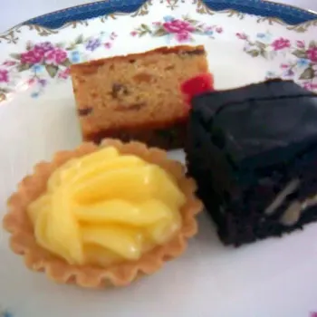 Brownies, Fruit Cake, Lemon Tart