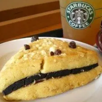 Adzuki Scone, Ice Shaken Tazo Lemon Zen