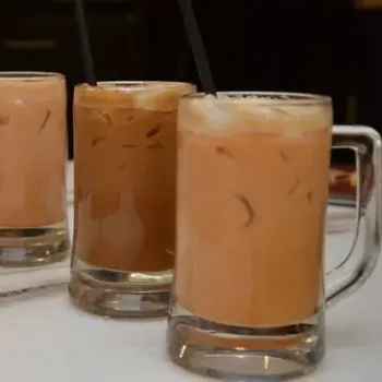 Traditional Hazelnut White Coffee, Ice Roasted Coffee and Hailam Milk Teao