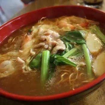 Loh Mee with Fried Bee Hoon