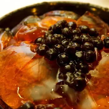 Sea Amber Jelly Ice with Pearl