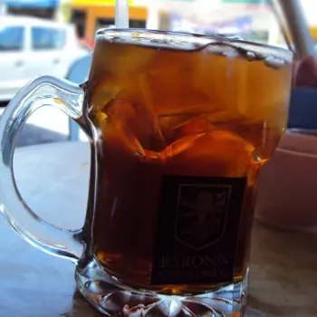 Herbal Tea in Beer Mug