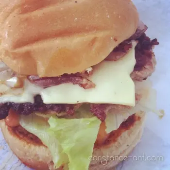 Oink Oink Burger With Additional Bacon & Cheese