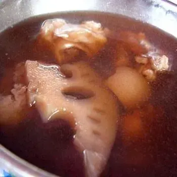 Double Boiled Lotus Root and Bone Soup