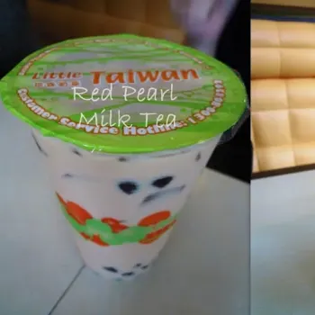 Red Pearl Milk Tea & Jasmini Bubble Tea
