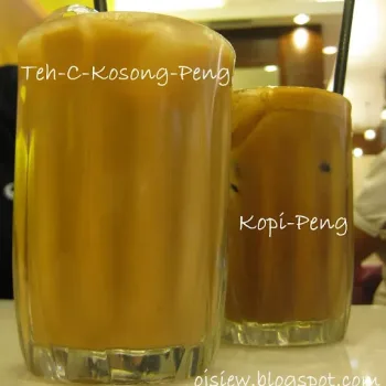 Teh C Kosong Peng & Kopi Peng