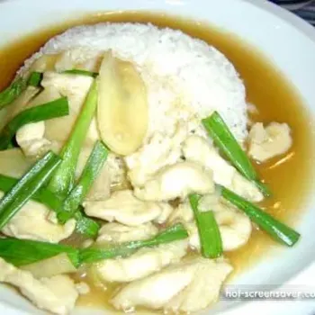 Chicken Spring Onion & Ginger Rice