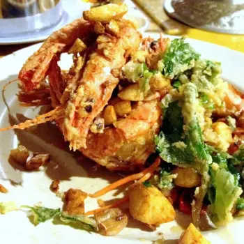 Fried Prawns with Garlic