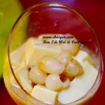 Tofu Jelly with Longan