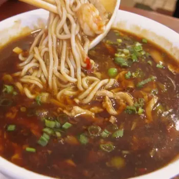 La Mian in Hot and Spicy Soup