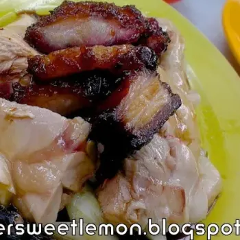 Steamed Chicken And Char Siew