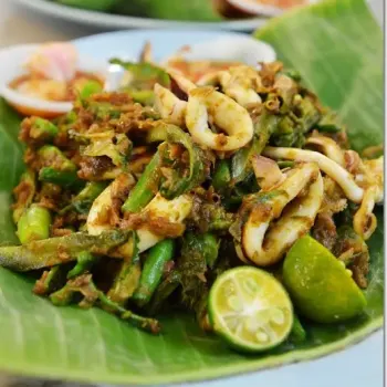 Grilled Squid with Mixed Vegetables