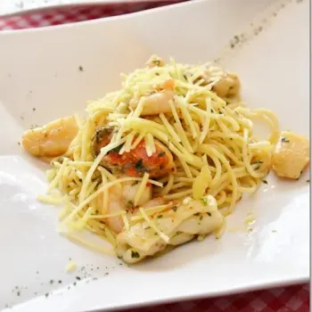 Spicy Seafood Aglio Olio