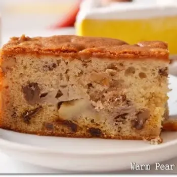 Warm Pear Cake