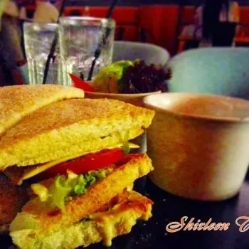 Grilled Chicken Swiss Cheese with Avocado Sandwich