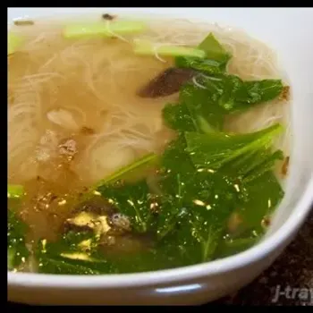 "MISUA" (Vermicelli) Soup with Mushroom