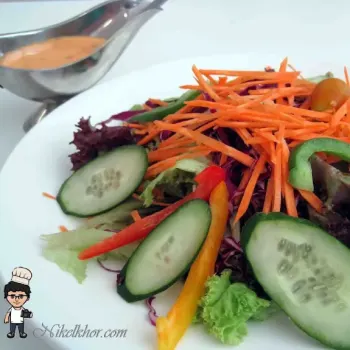 Garden Salad with Thousands Island topping