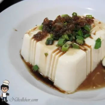 Steam Tofu In Onion Sauce