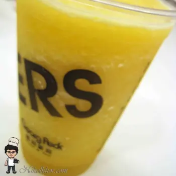 Fresh Orange with Honey Ice Blended