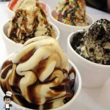Variety of Soy Ice Cream in Cup