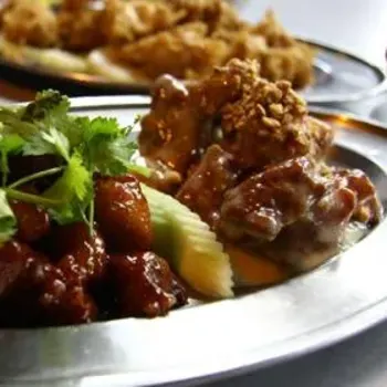 Pork ribs in two flavours