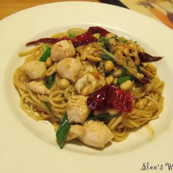 Kung Pao Chicken Spaghetti