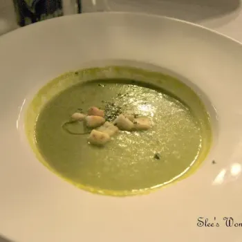 Green Pea And Bacon Soup