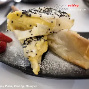 Durian/Banana Krisp