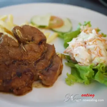 Pork Chop with Lemon Grass Sauce